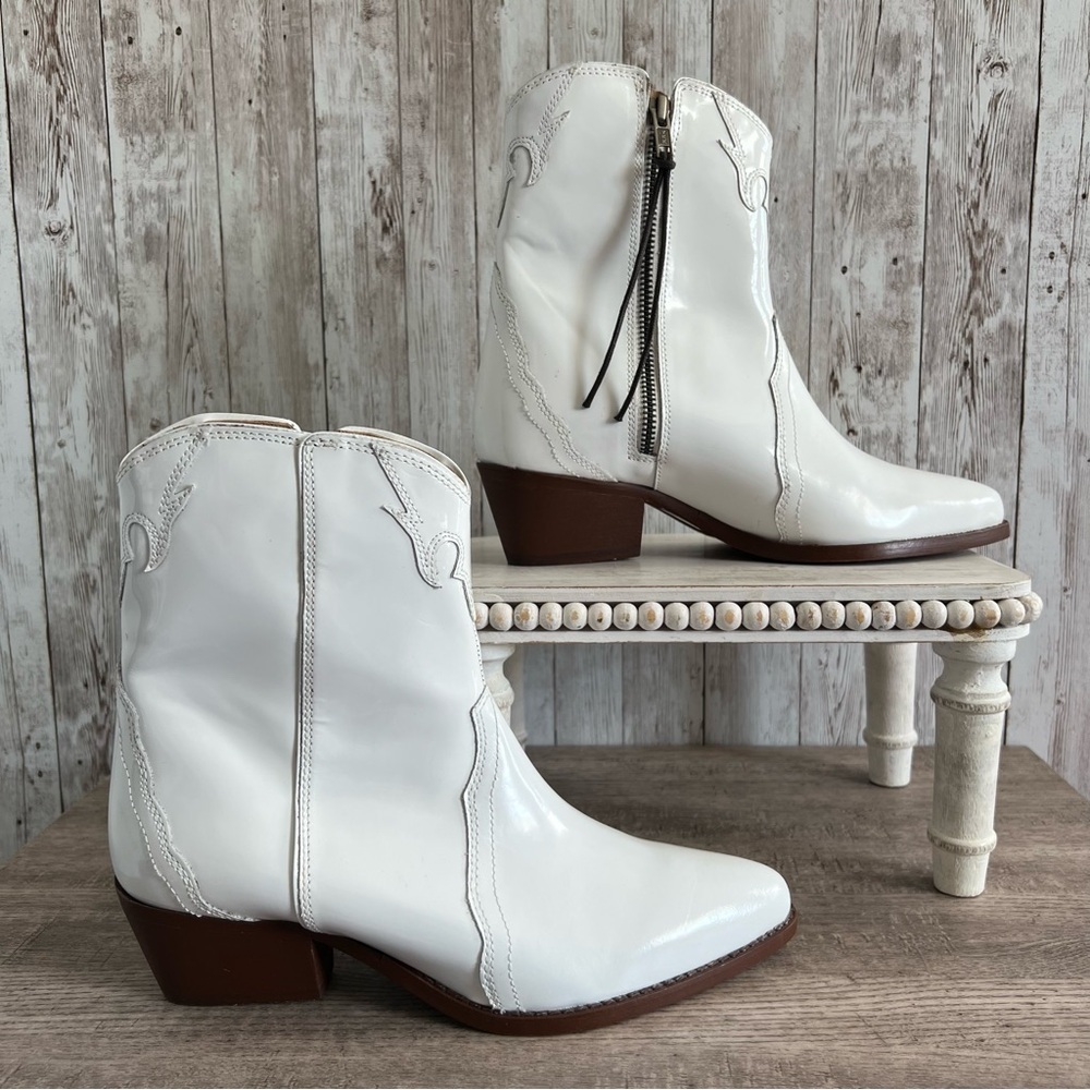FREE PEOPLE WOMEN'S NEW FRONTIER WESTERN BOOTS NWOB COACHELLA CONCERT 7.5